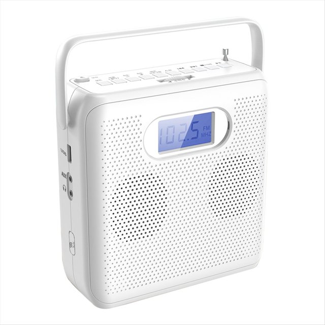 Reproductor de CD Portátil con Bluetooth, Diseño Vertical, Altavoces Estéreo con CD, Radio FM, Compatible con USB, AUX y Pantalla LCD