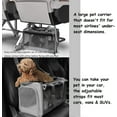 thumbnail image 5 of Pet Carrier for Large and Medium Cats, Soft-Sided Pet Carrier for Big Medium Cats and Puppy Dog Carriers Cat Carriers, Pet Privacy Protection Travel Carrier, 5 of 9