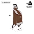 thumbnail image 2 of Carrito Sencillo Plegable Para Mandado Color Café, 2 of 6