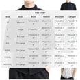 thumbnail image 2 of Big & Tall Men's Linen Shirt Button Down Stand Collar T-Shirt with Pocket Summer Casual Tops Father's Gift M-5XL, 2 of 4