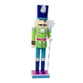 thumbnail image 4 of segolike Nutcracker Soldier Durable 38cm Figurines Creative for Desk Shelves Green, 4 of 9