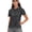 Black Lepoard Print, variant on Golf Shirt for Women Zip Size XL Casual Tennis Shirts Short Sleeve Collar Shirts Workout Tops Womens Animal Print Golf Shirt, Blue Lepoard Print