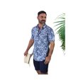 thumbnail image 4 of Camisa de manga corta Rams Cottons Bali Estampado de hojas, 4 of 4