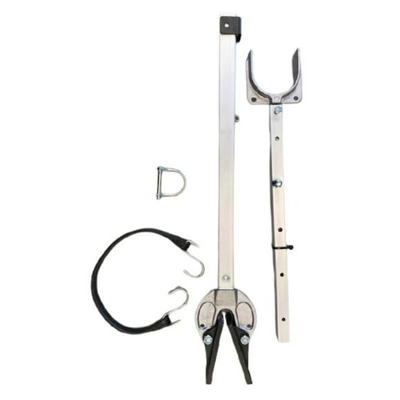 Blue Dog Marine Support de tableau arrière réglable de 58,4 à 88,9 cm, support de moteur de bateau robuste