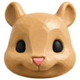 thumbnail image 2 of Funny Squirrel‑Head Hanging Bird Feeder, Animal Face Shaped Outdoor Garden Hanging Feeder, Decorative Backyard Bird Feeding Station for Wild Birds, 2 of 5