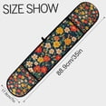 thumbnail image 3 of Yayeee Double Oven Mitt Kitchen Heat Resistant Baking 35" x7" Quilted Glove, Vibrant Flowers, 3 of 6