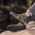 thumbnail image 6 of Willtoo Mens Camo Canvas High‑Top Boots Casual Lace‑Up Outdoor Hiking Sneakers Non‑Slip Lightweight Durable Shoes for Field Activities, 6 of 6