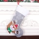 thumbnail image 4 of onlyliua Liquidación Bolsa de Regalo de Lino Rojo Bordeada 11 Pulgadas con Luces para Navidad, 4 of 7
