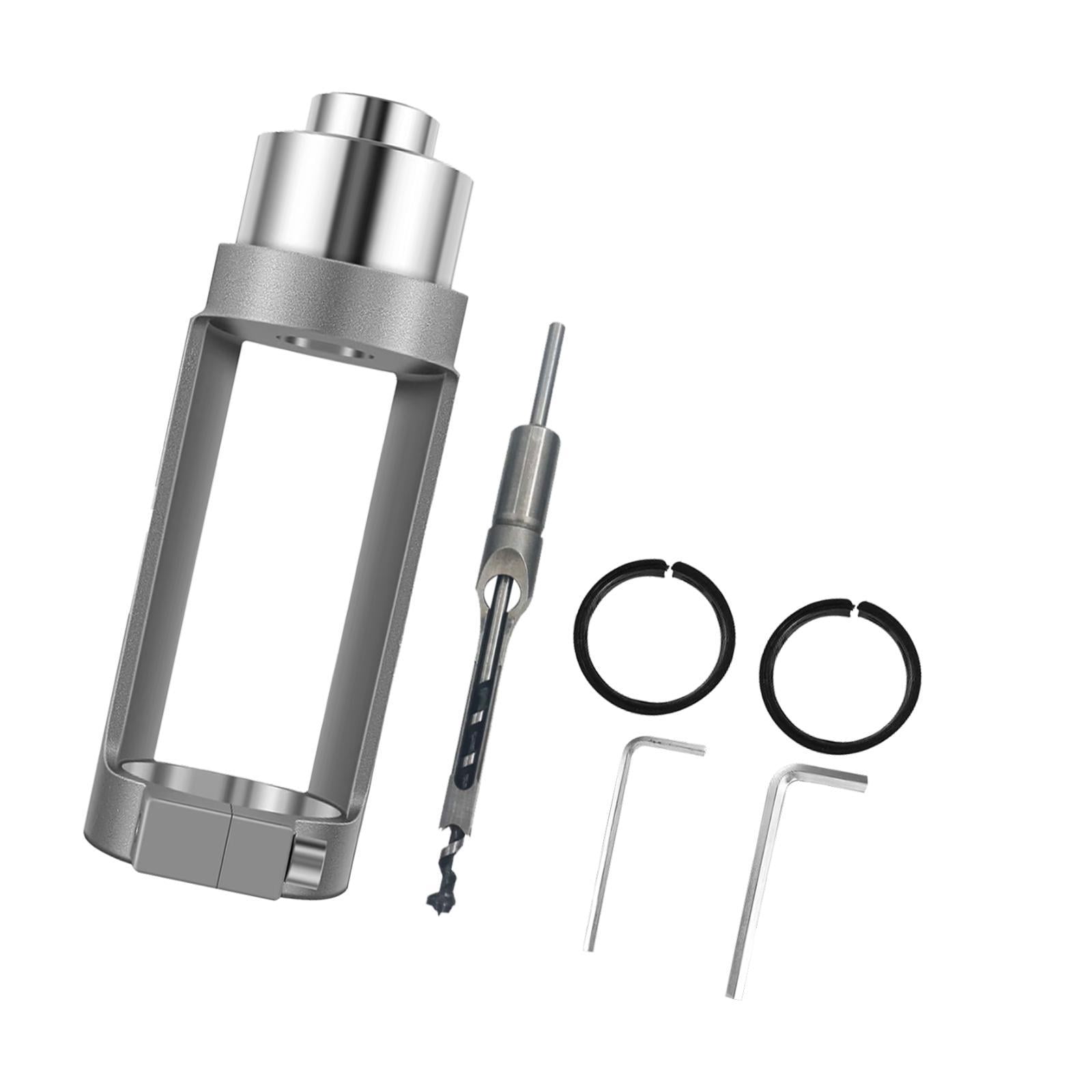 Maoww Square Hole Drill Fixed Bracket with Attachment Bit for Handheld Power Drill 10mm Bit