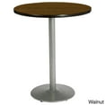 thumbnail image 3 of KFI Studios Mode 3.5' Round Bistro Table, Natural, Silver Base, 3 of 5