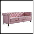 thumbnail image 2 of Chesterfield Velvet Sofa 84.65 inch for Living Room, 2 of 5