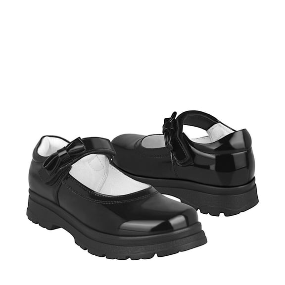 ZAPATOS ESCOLARES NIÑA STYLO 6705 CHAROL NEGRO Stylo 6705