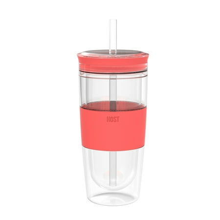 Tumbler FREEZE Cooling Cup in Coral by HOST