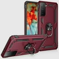 thumbnail image 7 of Samsung Galaxy S21 Plus Case 360 Degree Rotating Holder Kickstand Military-Grade Dual Layer Hybrid Protective Shockproof Phone Case for Samsung Galaxy S21 Plus Wine, 7 of 7