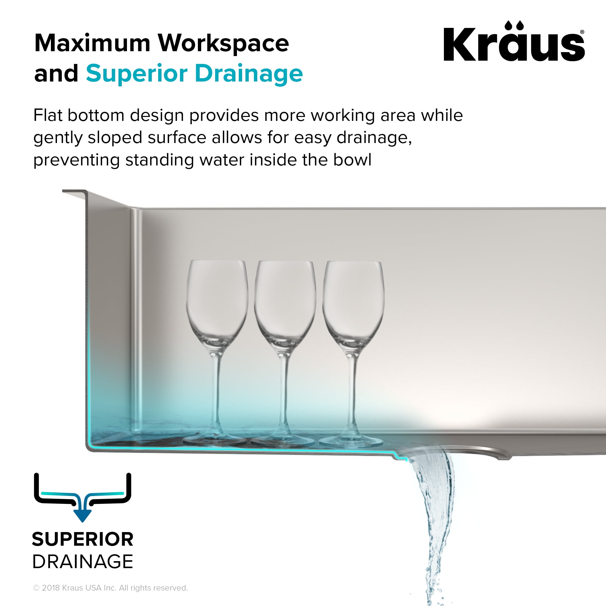 KRAUS 31 1/2-inch 16 Gauge Pax Kitchen Sink Combo Set with Bolden 18-inch Kitchen Faucet and Soap Dispenser, Stainless Steel Matte Black Finish