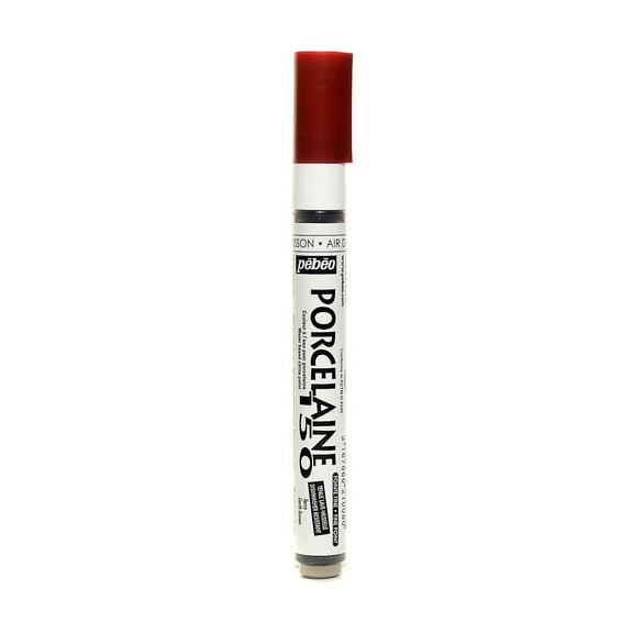 Pebeo Porcelaine 150 Markers Earth Brown Fine 3/Pack (90720-PK3)