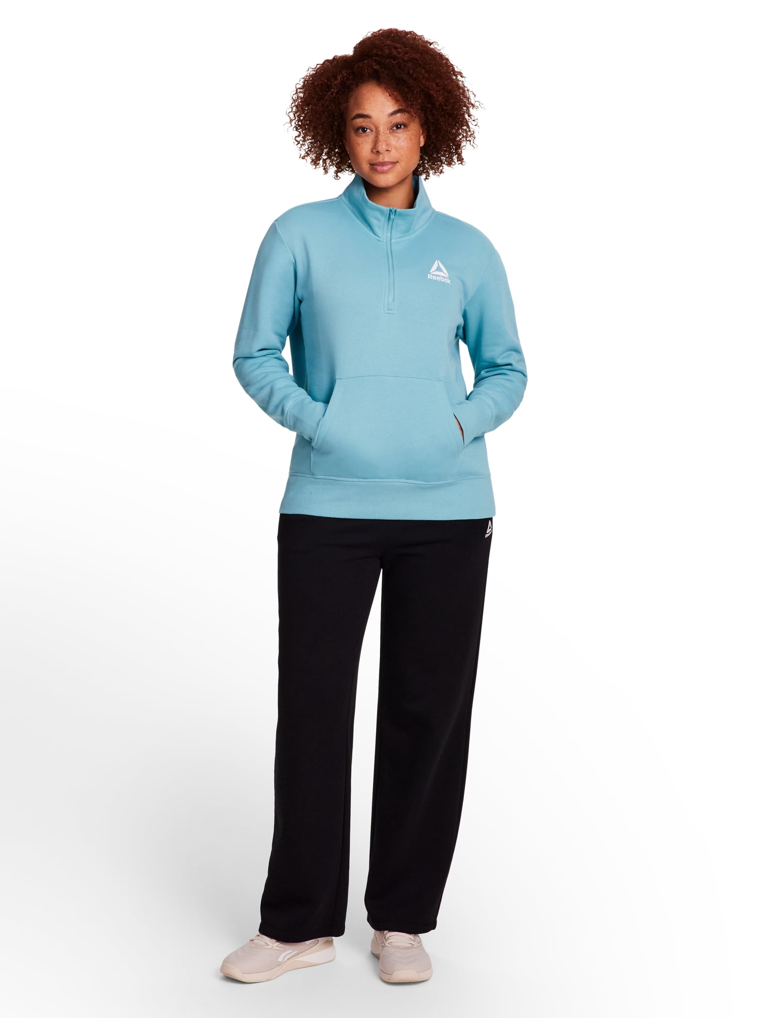 Reebok Women's and Women's Plus Game Day 1/2 Zip Up Sweatshirt, Sizes XS-4X