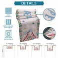 thumbnail image 6 of Table Runner - 60 Inch Long, Happy Easter Kitchen Dining Table Runner Dresser Scarves, Cute Rabbits Eggs Flowers Butterflies Leaves Pink Farmhouse Decor for Coffee Tables Wedding Party Banquet, 6 of 8