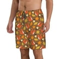 thumbnail image 2 of Goofa Squirrel Maple pine nut Printed Mens Swim Trunks Summer Quick Dry Short Beach Swimwear Bathing Suits-3X-Large, 2 of 9