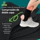 thumbnail image 3 of Tobillera de Compresión Doble Capa 360° ( 1pza) |  Soporte Estabilizador con Diseño Envolvente, Talón Abierto y Neopreno Transpirable | Ideal para Deporte, Esguinces y Dolor de Tobillo, 3 of 10