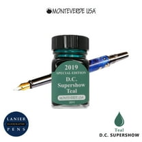 Monteverde Ink Bottle - 2019 DC Supershow Teal