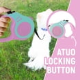 thumbnail image 4 of Retractable Dog Leash Automatic Telescopic Tractor Dog Tape, Pet Tape 10/16 FT Durable and Convenient, with Non-Slip Handle, Suitable for Small and Medium-Sized Dogs, 4 of 6