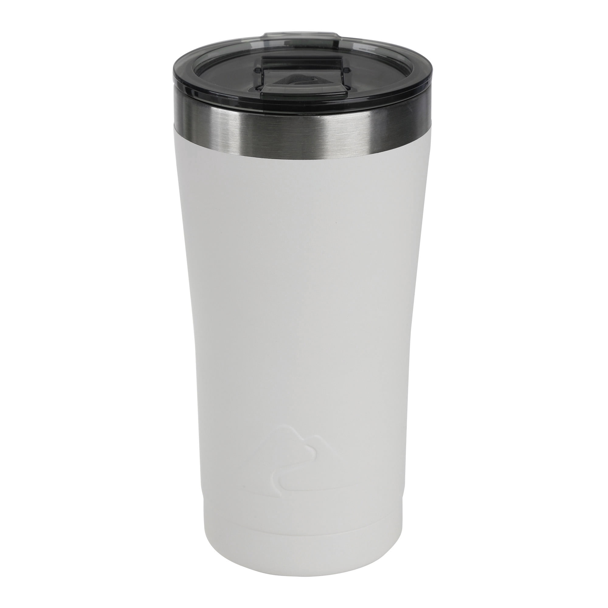 Ozark Trail 20 oz Double-Wall Vacuum-Sealed Stainless Steel Tumbler, White