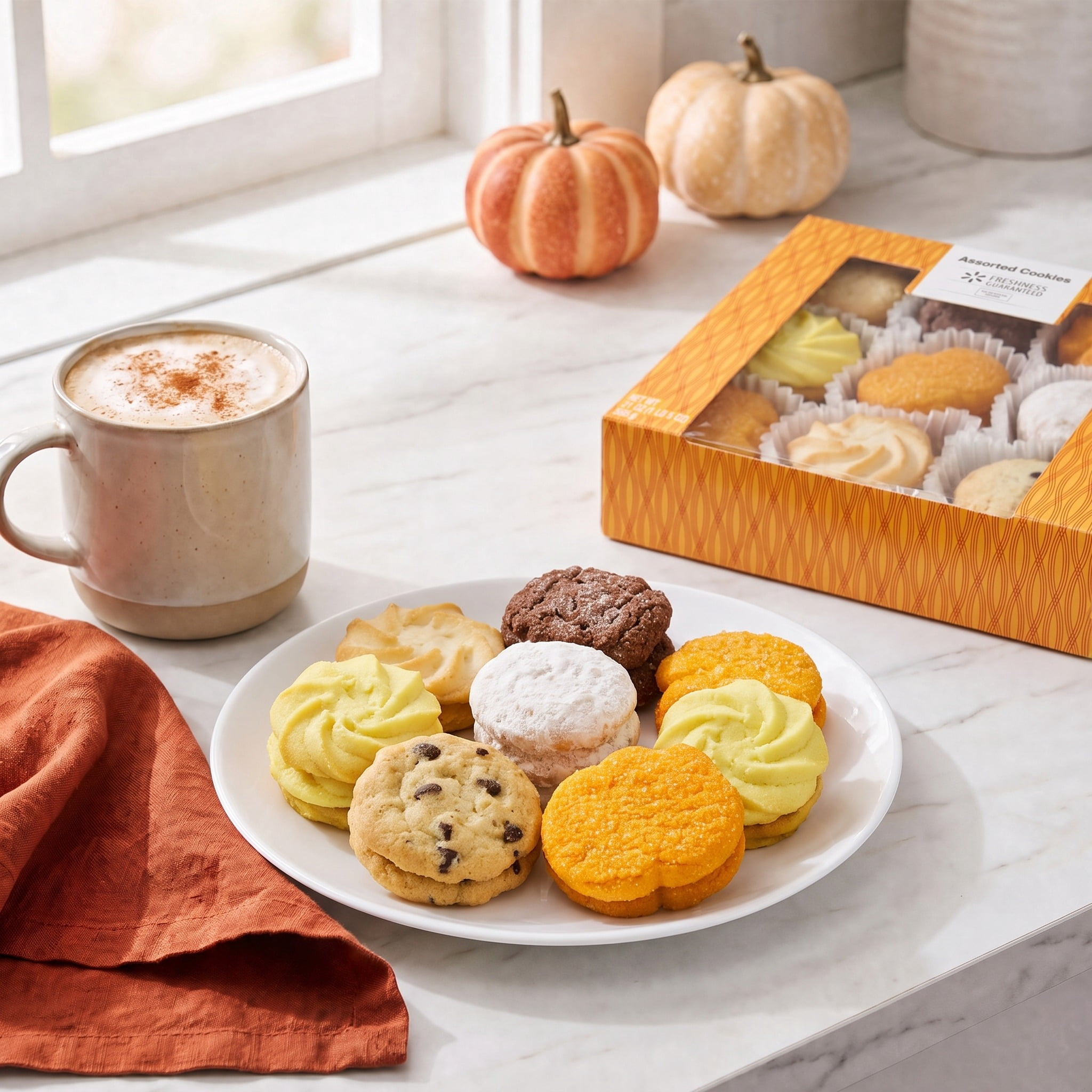 Freshness Guaranteed Assorted Harvest Cookies, 21 oz, 45 Count