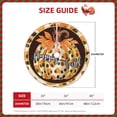 thumbnail image 2 of Lukts Fall Farmhouse Pumpkins Print Color Life Christmas Tree Skirt, Winter Holiday Tree Mat Decoration ,Can be Used as A Shawl-48", 2 of 6