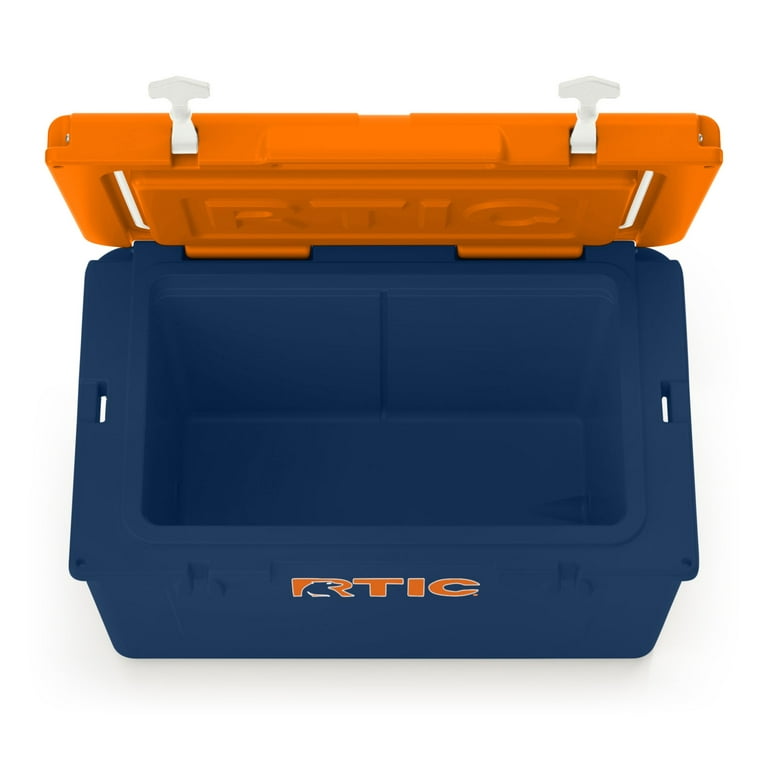RTIC 45 qt Hard Cooler Insulated Portable Ice Chest Box for Beach, Drink,  Beverage, Camping, Picnic, Fishing, Boat, Barbecue, Lagoon
