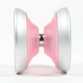 thumbnail image 3 of C3yoyodesign SHFX Speedaholic FX Yo-Yo - Finger Spin Extreme - Hybrid YoYo (Translucent Pink with Matte Silver Rings), 3 of 4