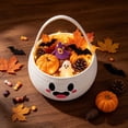 thumbnail image 6 of AZXY Halloween Baskets, Crochet Ghost Shaped Boo Basket, Trick or Treat Storage Tote for Girls Boys Women Adults, Decor Candy Organizer, Empty Halloween Gift Basket for Holiday Party Decor, 6 of 7