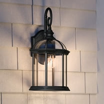 Luxury Transitional Wall Sconce, 15.5H x 8.125W, with Traditional Style, Midnight Black, UHP1376 by Urban Ambiance