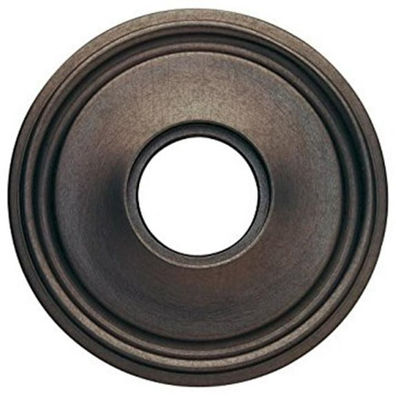 Baldwin 5123412 2.62 in. Estate Rosettes for Privacy Functions - Distressed Venetian Bronze