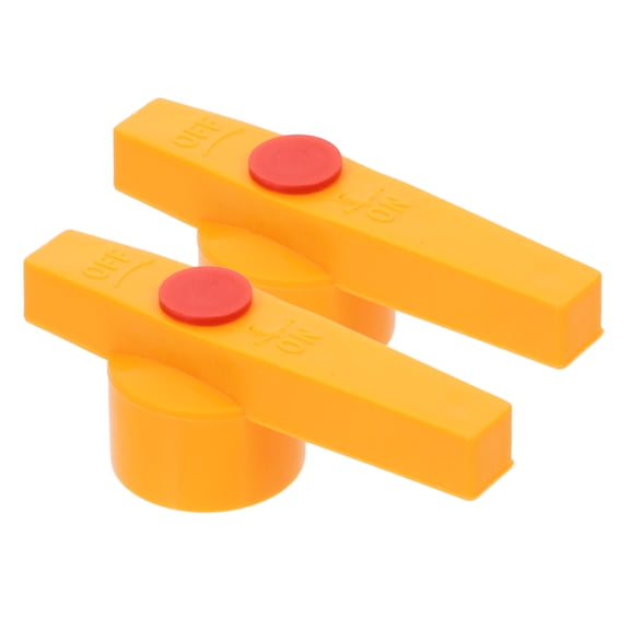 LIFKOME 2-Pack Plastic Shut Off Valve Handle Replacements, Water Supply Line Valve Lever Handles for Plumbing Repair Parts