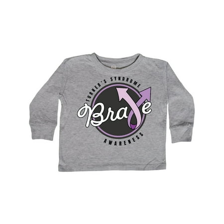 

Inktastic Turners Syndrome Awareness Brave Gift Toddler Boy or Toddler Girl Long Sleeve T-Shirt