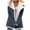 Navy, variant on Tao Womens Winter Warm Jean Jacket Stand Collar Wool Liner Sherpa Denim Coats Thicker Outerwear With Pockets NavyL