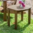 thumbnail image 2 of Hawthorne Collections Transitional Wood Outdoor Adirondack Side Table in Brown, 2 of 7