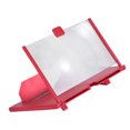 thumbnail image 2 of Phone Screen Magnifier Plastic 3D Mobile Holder Universal Screen Enlarger Universal Phone Video Amplifier Holder, Red, 12 Inches, 2 of 7