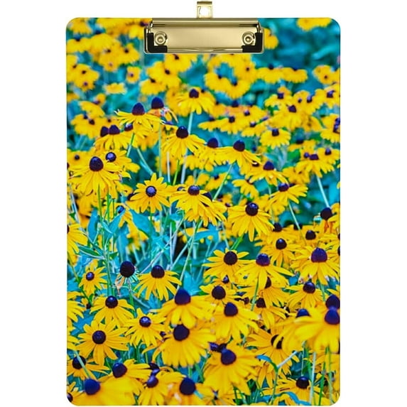 FMSHPON Flowers Clipboard Hardboard Wood Nursing Clip Board and Pull for Standard A4 Letter 13x9 inches