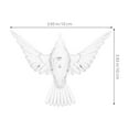 thumbnail image 2 of QUMIIRITY 20Ud De Colgante Hummingbird En Acrílico Transparente Para Ambientes Y Fiestas, 2 of 8