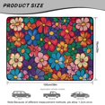 thumbnail image 7 of XYZCANDO Hippie Floral Car Trunk Mat 29" x 39", All-Weather Waterproof Cargo Liner with Non-Slip Backing, Easy-Clean Stitched Edge Protector for SUVs, Sedans and Trucks, 7 of 7