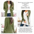 thumbnail image 4 of Suéteres Tipo Cárdigan Para Mujer, Cárdigan De Punto Torcido De Otoño E Invierno Para Mujer, Cárdigan Con Botones De Manga Larga, Elástico, Elegante Para Informal Para Fiesta, 4 of 5
