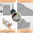 thumbnail image 6 of Silicone Griddle Mat for Blackstone, ANUNU Griddle Accessories Side Shelf Mat Grill Pad for Outdoor Grill Kitchen Counter Spatula Silicone Mat（grey））, 6 of 7