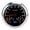 Black Dial Silver Bezel, variant on BIMZUC 3 in 1 85mm / 3.35 inches Marine Boat Tachometer Gauge DC 9-32V 8000RPM Voltmeter Fuel Level 7 Color LED Backlight, Black Dial Black Bezel