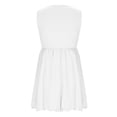 thumbnail image 6 of Miluxas Girls Summer Dress Short Sleeve Casual T Shirt Dresses Flowy Beach Sundresses White 13-14 Years, 6 of 6