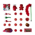 thumbnail image 4 of Vibrant Life Holiday Cat Toys Stocking Gift Set, Red, 21 Pcs, Mice, Balls, and Other Fun Cat Toys, 4 of 7