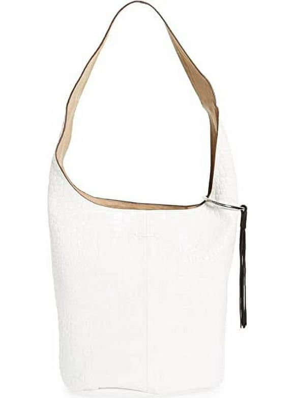 ELIZABETH AND JAMES Finley Courier Hobo, White