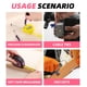 thumbnail image 5 of Kit de herramientas DOWELL, 167 unidades, color rosa, para el mantenimiento del hogar, 5 of 7