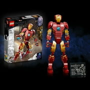 LEGO Marvel Iron Man Figure 76206 Collectible Buildable Toy, Kids Bedroom Display Model from Avengers: Age of Ultron, Infinity Saga Set